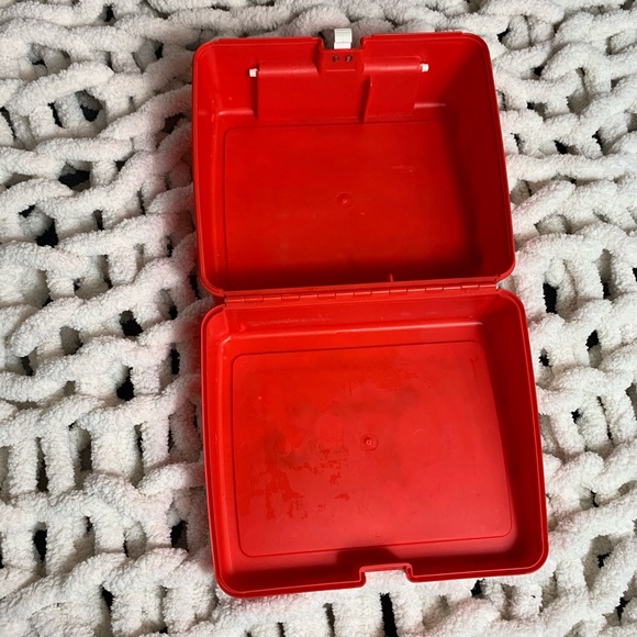 Peanuts by Schulz Red Thermos Plastic Lunch Box - Picture 9 of 16